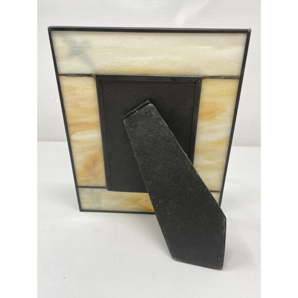 Stained Glass Picture Frame 3.5" x 5" Cowboy Yellowstone Sunset Ropin Western - Picture 5 of 7